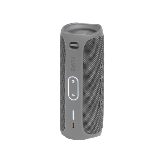 JBL Flip 5 - Grey - Portable Waterproof Speaker - Back